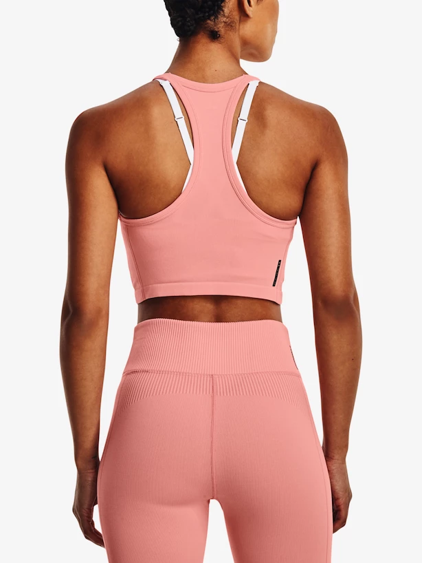Damski podkoszulek Under Armour  Rush Seamless Tank-PNK L
