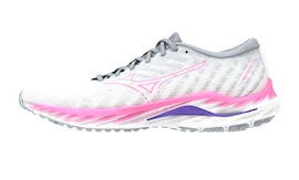 Damskie buty do biegania Mizuno Wave Inspire 19 Snow White/High-Vis Pink/Purple Punch