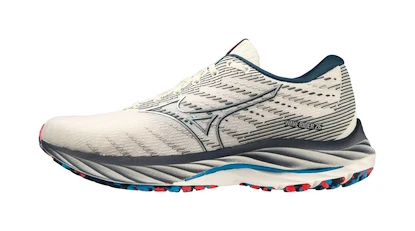 Damskie buty do biegania Mizuno  Wave Rider 26 Snow White/Silver/Ibiza Blue  UK 3,5