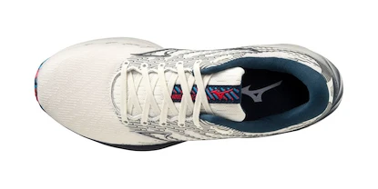 Damskie buty do biegania Mizuno  Wave Rider 26 Snow White/Silver/Ibiza Blue  UK 3,5