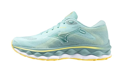 Damskie buty do biegania Mizuno  Wave Sky 7 Eggshell Blue/White/Sunshine  UK 4