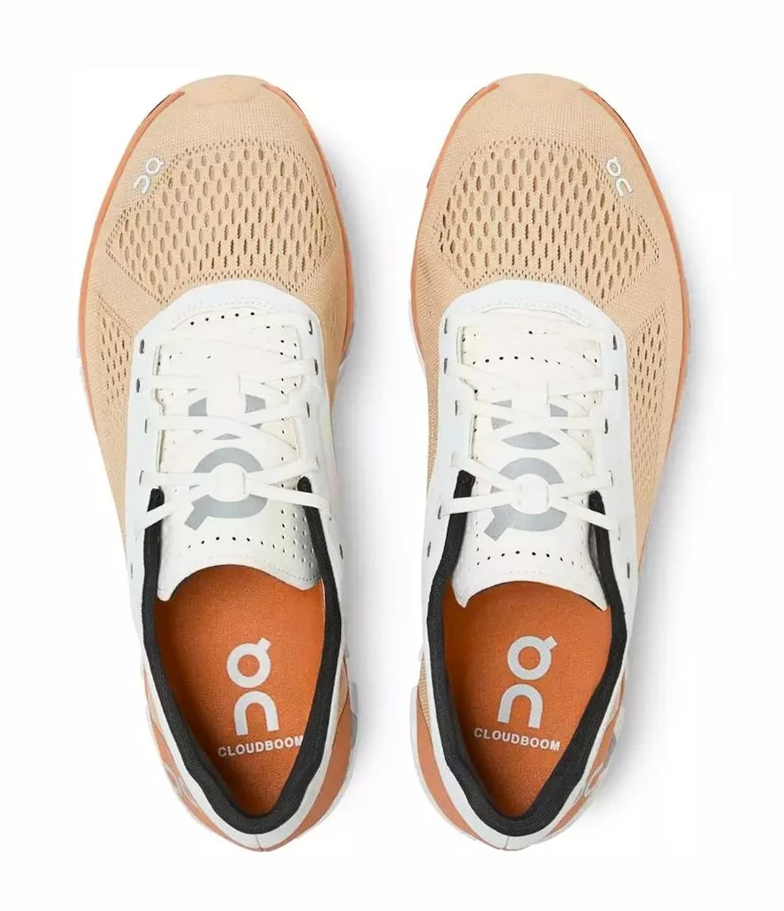 Damskie buty do biegania On Cloudboom Savannah/White