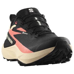 Damskie buty do biegania Salomon Genesis Gore-Tex Black/Tender Peach/Fusion Coral