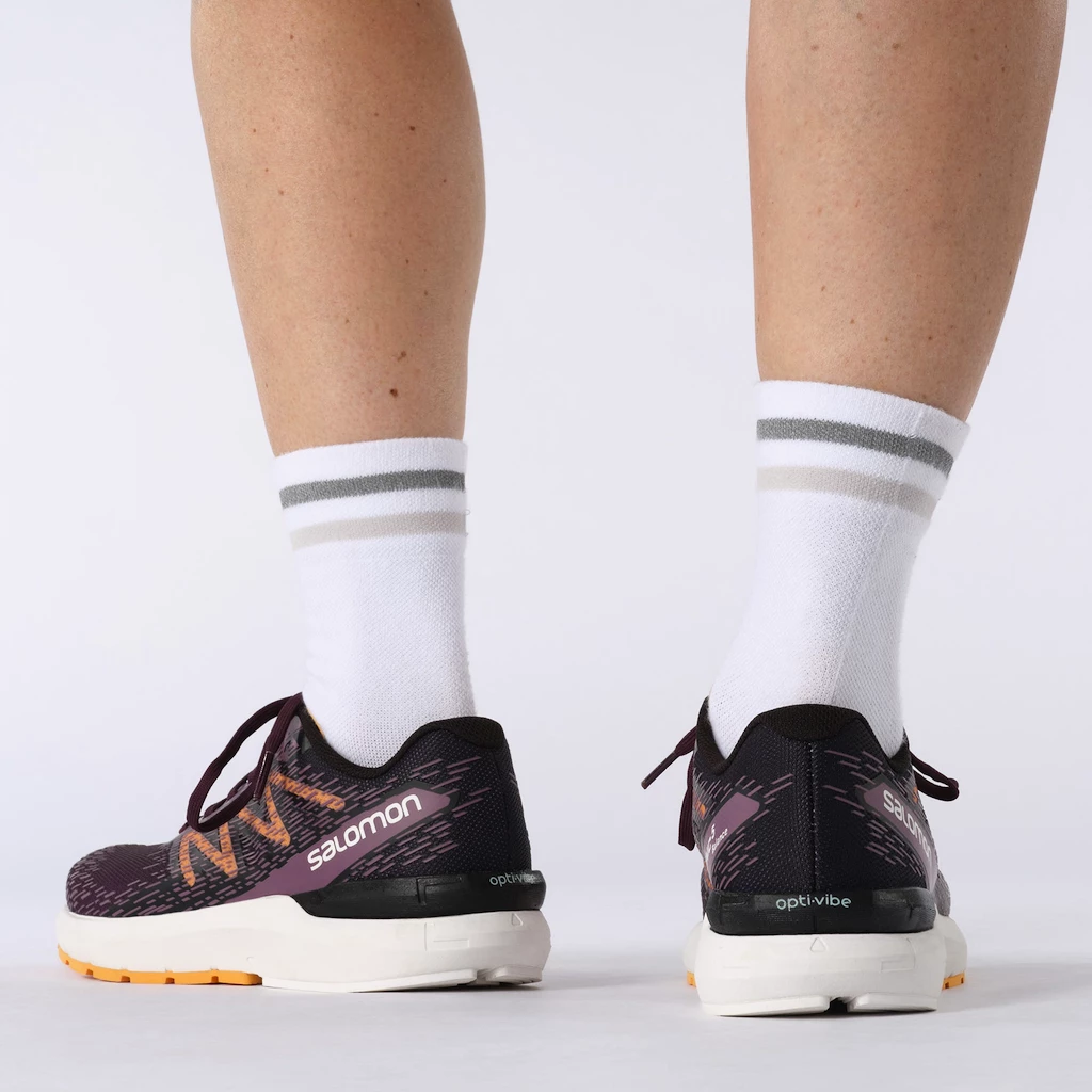 Damskie buty do biegania Salomon  Sonic 5 Balance Grape Wine/Black