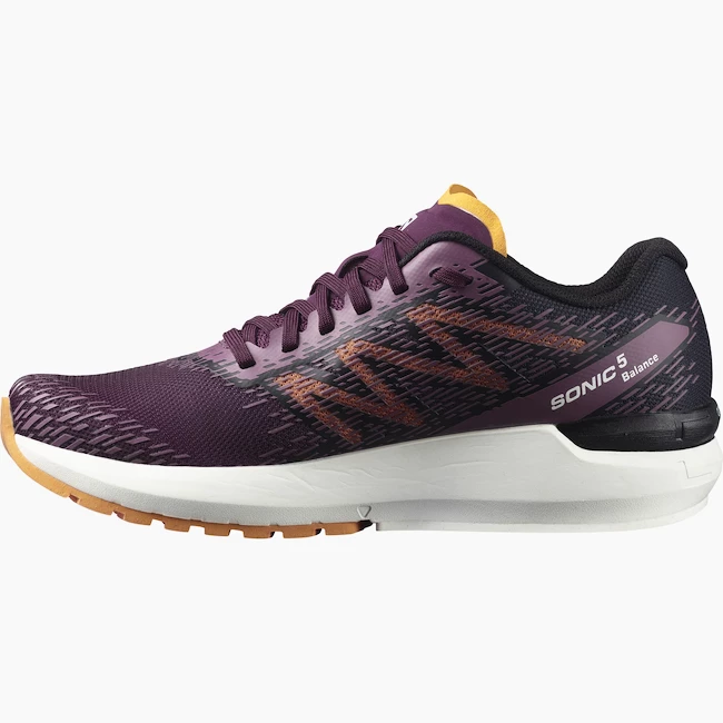 Damskie buty do biegania Salomon  Sonic 5 Balance Grape Wine/Black