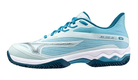 Damskie buty do tenisa Mizuno Wave Exceed LIGHT 2 CC Blue Glow/Maroccan Blue/Blue Topaz