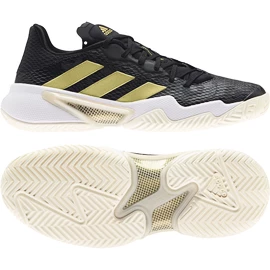 Damskie buty tenisowe adidas Barricade W Core Black/Gold Met/Carbon