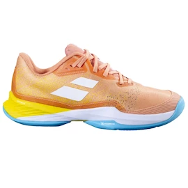 Damskie buty tenisowe Babolat Jet Mach 3 AC Women Coral/Gold Fusion