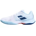 Damskie buty tenisowe Babolat Jet Mach 3 AC Women White/Angel Blue