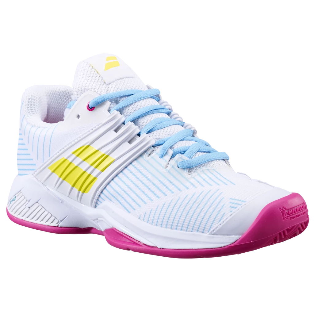 Damskie buty tenisowe Babolat Propulse Fury Clay White/Sulphur Spring