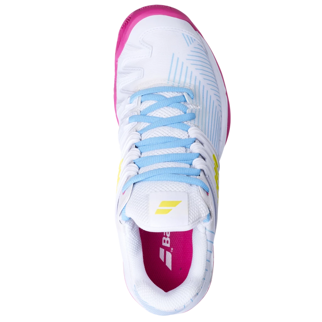Damskie buty tenisowe Babolat Propulse Fury Clay White/Sulphur Spring