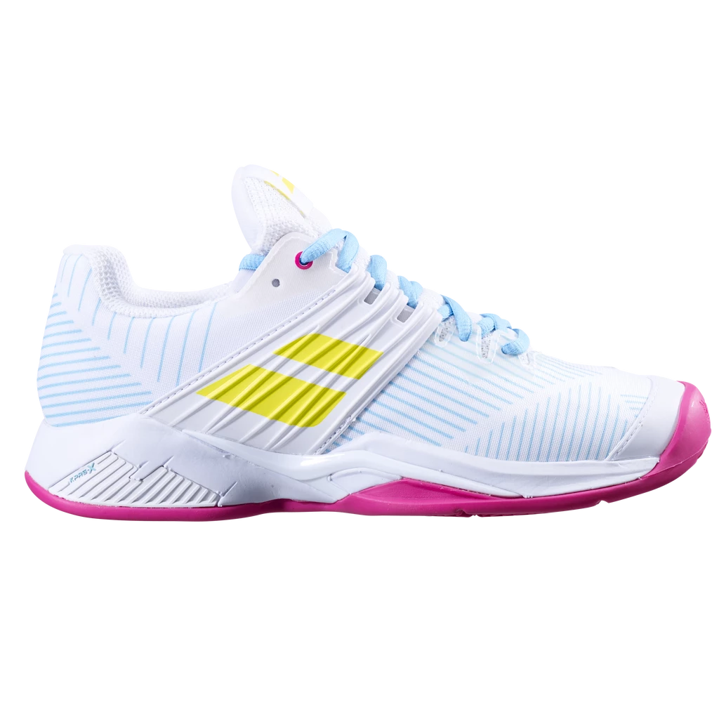 Damskie buty tenisowe Babolat Propulse Fury Clay White/Sulphur Spring
