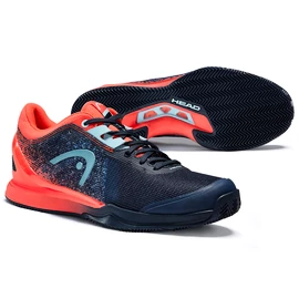 Damskie buty tenisowe Head Sprint Pro 3.0 Clay Navy/Red