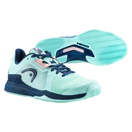 Damskie buty tenisowe Head Sprint Team 3.5 Clay Aqua/Dark Blue