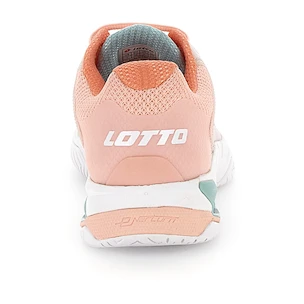 Damskie buty tenisowe Lotto Mirage 100 II SPD W White/Melon Orange