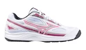 Damskie buty tenisowe Mizuno  BREAK SHOT 4 AC White/Pink Tetra/Turbulence