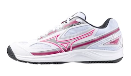 Damskie buty tenisowe Mizuno BREAK SHOT 4 AC White/Pink Tetra/Turbulence