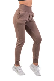 Damskie dresy Nebbia High-Waist Loose Fit Sweatpants "Feeling Good" 409 brown