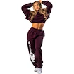 Damskie dresy Nebbia STRONG BEAUTY Loose-Fit Baggy Pants BOYFRIEND STYLE 432 dark red