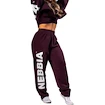 Damskie dresy Nebbia STRONG BEAUTY Loose-Fit Baggy Pants BOYFRIEND STYLE 432 dark red