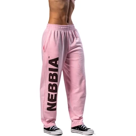 Damskie dresy Nebbia STRONG BEAUTY Loose-Fit Baggy Pants BOYFRIEND STYLE 432 pink