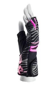 Damskie rękawiczki fitness MadMax  MaxGel Fighting Gloves MBF906 pink S/M