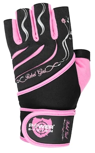 Damskie rękawiczki fitness Power System  Rebell Girl Pink XS