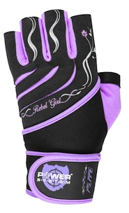 Damskie rękawiczki fitness Power System  Rebell Girl Purple XS