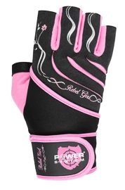 Damskie rękawiczki fitness Power System Rebell Girl Różowe