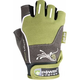 Damskie rękawiczki fitness Power System Womans Power Green