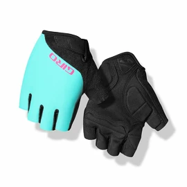 Damskie rękawiczki rowerowe Giro JagEtte Screaming Teal/Neon Pink
