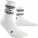 Damskie skarpety kompresyjne CEP Animal White/Black