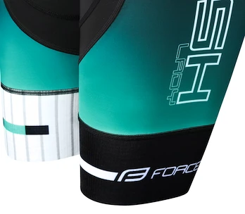 Damskie spodenki rowerowe Force  Dash Lady turquoise