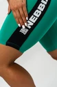 Damskie spodenki rowerowe Nebbia ICONIC High Waisted Biker Shorts 238 green