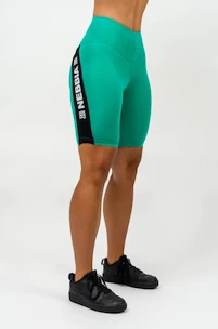 Damskie spodenki rowerowe Nebbia ICONIC High Waisted Biker Shorts 238 green