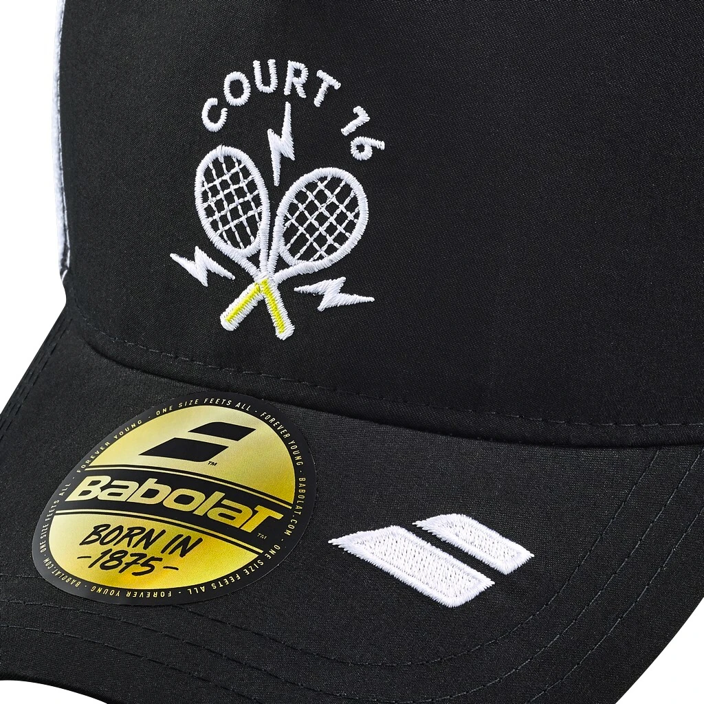 Dziecięca czapka z daszkiem Babolat  Curve Trucker Cap Jr C16 Black