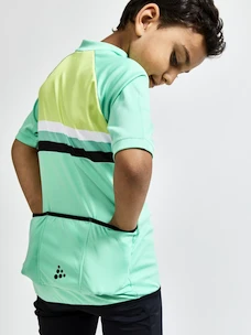 Dziecięca koszulka rowerowa Craft Keep WARM Bike Junior green