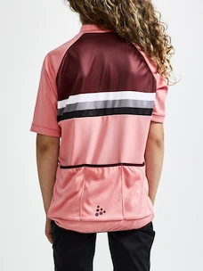 Dziecięca koszulka rowerowa Craft Keep WARM Bike Junior pink