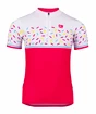 Dziecięca koszulka rowerowa Etape  RIO růžovo-bílý