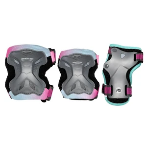 Dziecięce ochraniacze na rolki Powerslide  Kids Pro Girls II Set Grey/Pink