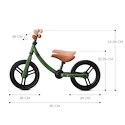 Dziecięcy rowerek biegowy Kinderkraft 2Way Next Light Green