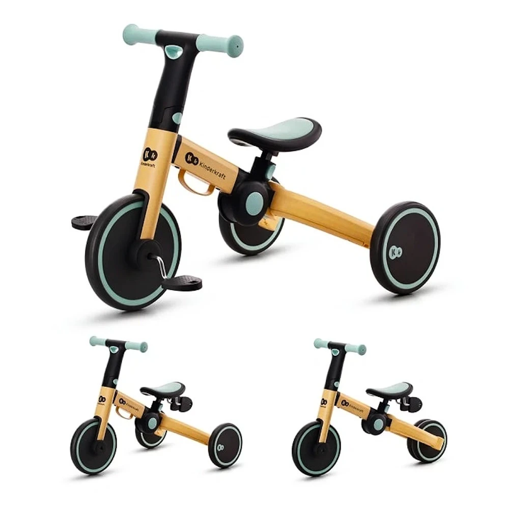 Dziecięcy rowerek biegowy Kinderkraft 4trike Sunflower Blue