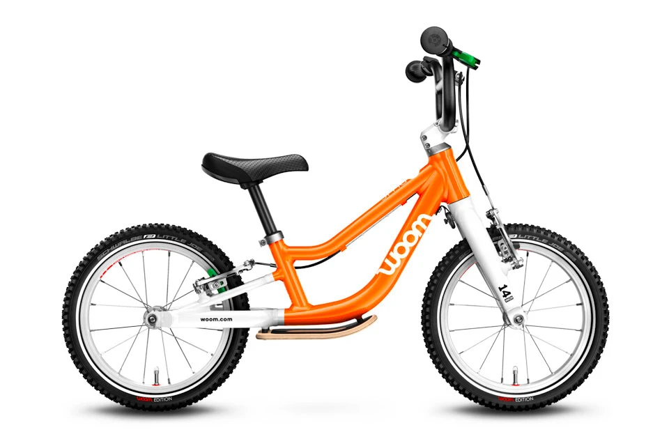 Dziecięcy rowerek biegowy Woom 1 Plus 14" Orange