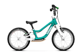 Dziecięcy rowerek biegowy Woom 1 Plus GO Metallic Turquoise
