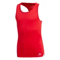 Dziewczęca koszulka adidas  Club Tank Red