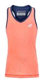 Dziewczęca koszulka Babolat Play Tank Top Fluo Strike