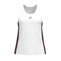 Dziewczęca koszulka Head  CLUB 25 Tank Top Girls Red/White 164 cm