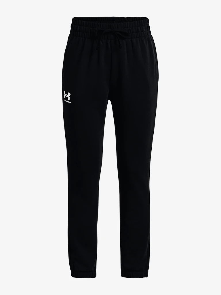Dziewczęce spodnie dresowe Under Armour  Rival Terry Jogger-BLK