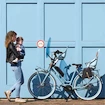 Fotelik rowerowy Urban Iki  Rear seat Carrier mounting Aotake Mint Blue/Aotake Mint Blue