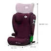 Fotelik samochodowy Kinderkraft Junior Fix 2 i-Size 100-150 cm Cherry Pearl